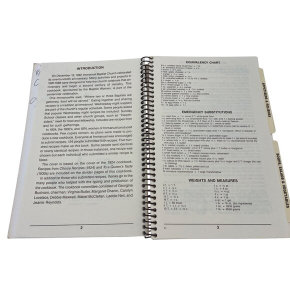 More Choice Recipes 1992 Nashville Immanuel Baptist Cookbook Spiral - Picture 3 of 8
